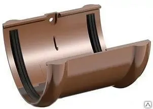 фото Соединитель желоба VERAT цвет красный