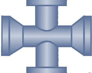 фото Крест раструб-фланец КРФ диаметр прохода 250 мм, отросток 200 мм