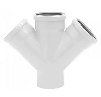 Фото №0 ЛЮКС Крестовина одноплоскостная Ду110*110*110мм 45°