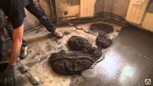 фото Выравнивание пола стяжкой более 6см