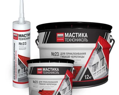 фото Мастика для гибкой черепицы