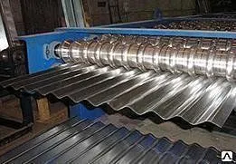 Фото №0 Гофролист нержавеющий (лист гофрированный) 0.4х800х2000