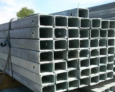 фото Труба профильная оцинкованная 200х100х9 мм L=6-12м