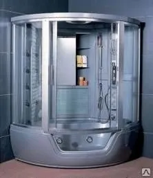 фото Гидросауна серая 1500х1500х2220мм