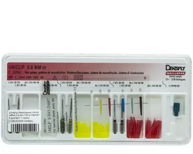 фото Штифты беззольные 0,8мм 120шт ASS+развертки №С226U