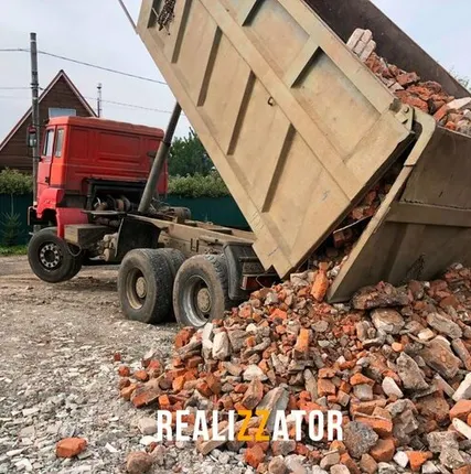 Фото №0 Вывоз кирпичного боя