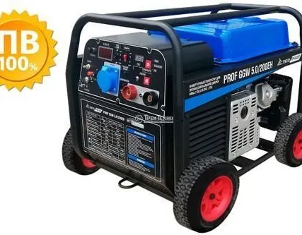 Фото №0 Генератор сварочный бензиновый TSS PROF GGW 5.0/200EH (MMA/TIG/Cellulose)