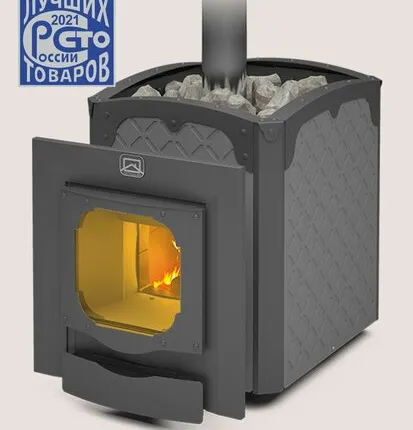 Фото №0 Печь для бани Былина кожух-24 Ч Панорама
