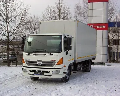 фото Фургон промтоварный hino 500