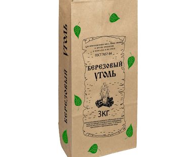 фото Мешки бумажные под уголь
