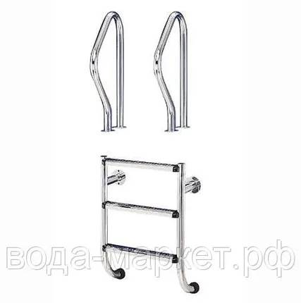 Фото №0 Лестница PARALLEL-LOOK (AISI-304, 3 ступени)