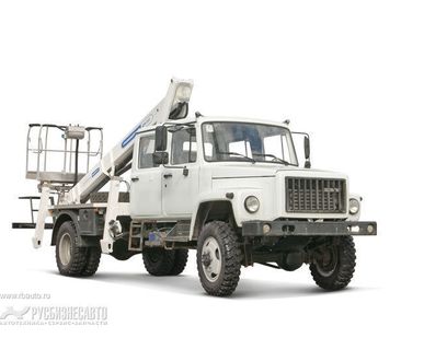 фото Автогидроподъемник АГП-22Т на шасси ГАЗ-3309(4х2)(5м.каб.) стрела назад