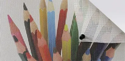 Фото №0 Печать баннеров на сетке