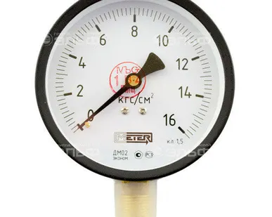 фото Манометр МТ 100М 0,6 МПа метрическая резьба - М20х1.5