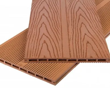 фото Террасная доска ДПК "Эконом" 140*25 мм Фактура дерева (Кварц, Тер