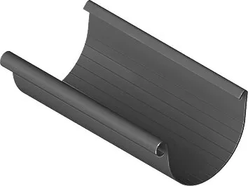 Фото №0 ГРАФИТ Жёлоб ПВХ колл. ЭЛИТ (3 м. х 1,6 мм. ? 125 мм.) 6 шт/уп АЛЬТА-ПРОФИЛЬ