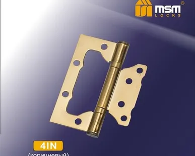 фото Петли стальные универсальные MSM Locks без врезки 4IN
