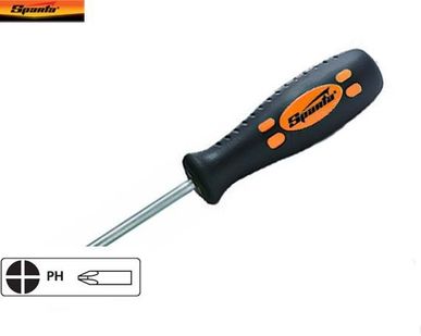 фото Отвертка Expert, Ph0 х 63 мм, CrV, двухкомп. рукоя SPARTA