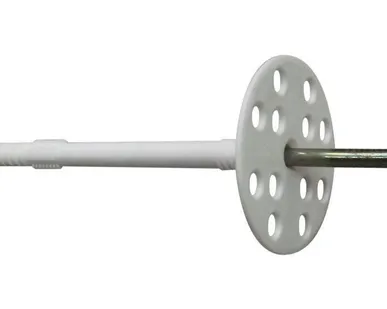 фото Дюбель для изоляции с металлическим стержнем 10х160мм (100шт/уп)