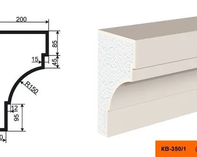 фото Изделия из пенопласта Карниз