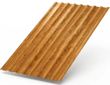 фото Профнастил МП-20, ECOSTEEL Кедр, 0.5, цена за м.кв