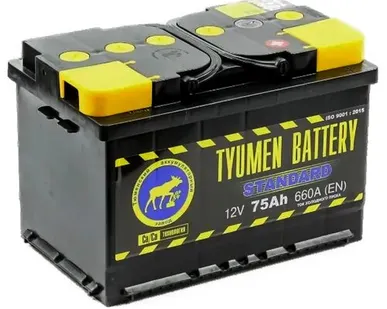 фото Аккумулятор Тюмень Standard 75 Ач о.п.