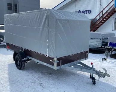 фото Прицеп Alaska Фермер 3.5 (фанерный борт) (оцинк.рама)