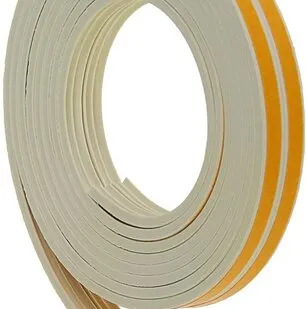 фото Уплотнитель REMONTIX Лента уплотнительная бытовая Remontix Е-профиль белый 9 мм 6 м