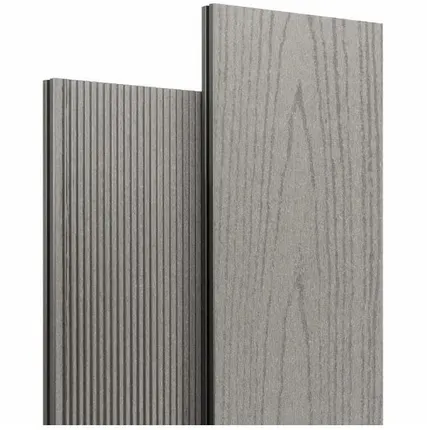 Фото №0 Террасная доска ДПК Harvex AeroSlim 140x18х3000 Серый дым