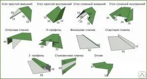 фото E190P /125/500 и 700 черный Доборные элементы кровли