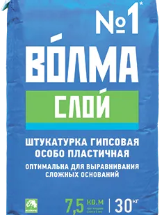 фото Штукатурка гипсовая Волма Слой 30 кг