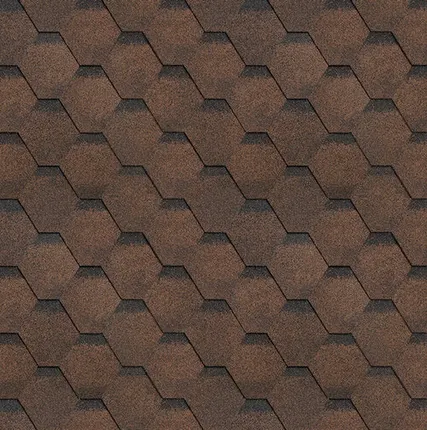 Фото №0 ТЕХНОНИКОЛЬ SHINGLAS гибкая черепица Финская СОНАТА коричневый (3,0м2/уп.)