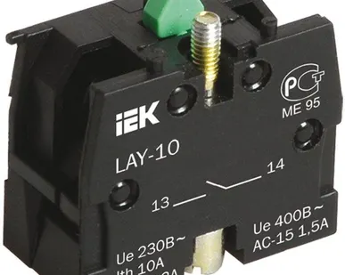 фото Блок контактный 1з для LAY5 ИЭК BDK21