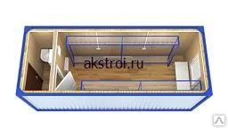 Фото №0 Бытовка-раздевалка БР-1. Бытовое помещение под раздевалку.