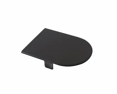 фото Накладка декоративная для скрытых петель, 120x30 мм, алюминий, черная