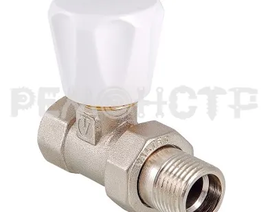 фото Клапан ручной регулировочный для радиатора, прямой 3/4' (компактный) VALTEC (7/56) VT.008.LN.05 П