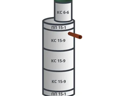 фото ВЫГРЕБНАЯ ЯМА ОБЪЕМОМ 4,0 М.КУБ.  ( ДО 5 ЧЕЛОВЕК )