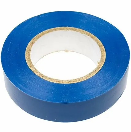 Фото №0 Лента изоляционная Kranz Изолента синяя ПВХ 15х10х0.13мм (KR-09-2005)