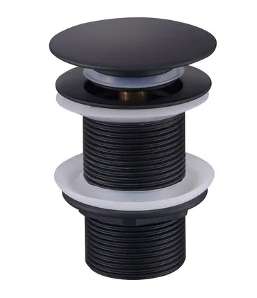 Фото №0 R600.02.06 ЧЁРНЫЙ Донный клапан для раковины RAGLO