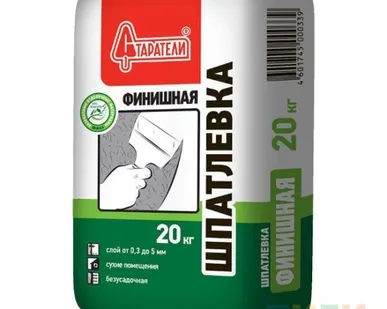 фото Шпаклевка Финишная (гипсовая) 20кг "Старатели"