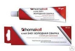 фото Клей Хомакол S401 с иглой холодная сварка 60 мл.