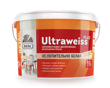 фото Dufa Retail ВД краска ULTRAWEISS PLUS -10л