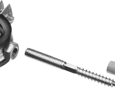 фото Хомут трубный с гайкой, оцинкованный, 1, 1шт 37866-32-36