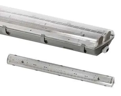 фото Светильник ССП-456 2хLED-Т8-1200 G13 IP65 1260х100х84мм герметичный под LED-лампу IN HOME 4690612031279