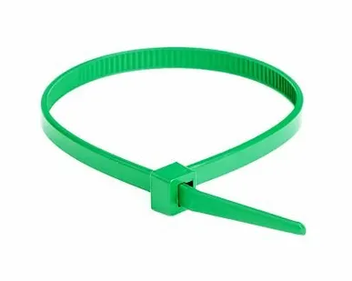 фото Хомут пластиковый 3,6х200 мм зеленый