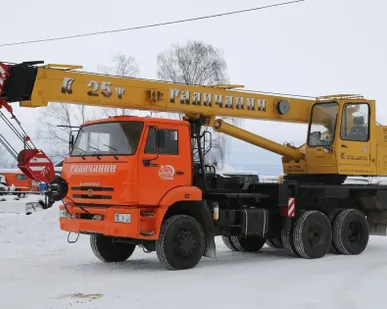 фото Автокран 25 тонн Галичанин КС-55713-4 КАМАЗ 65111 (6х6) стрела 21.7 м.