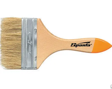 фото Кисть плоская "Slimline" натур. щетина,деревянная ручка/Sparta