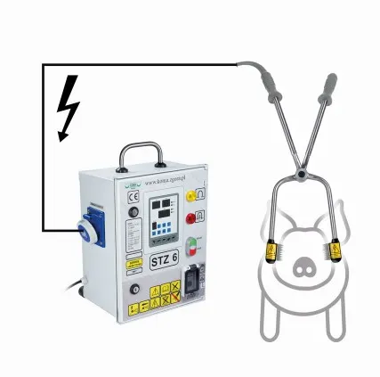 Фото №0 Трансформатор оглушения свиней в комплекте с щипцами