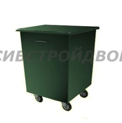 Фото №0 Контейнер с крышкой на колесиках ОДБ.09.03