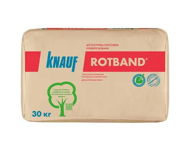 фото Штукатурка Кнауф (Knauf) Ротбанд 30кг